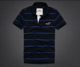 Polo Hollister Listrada Preto/Azul